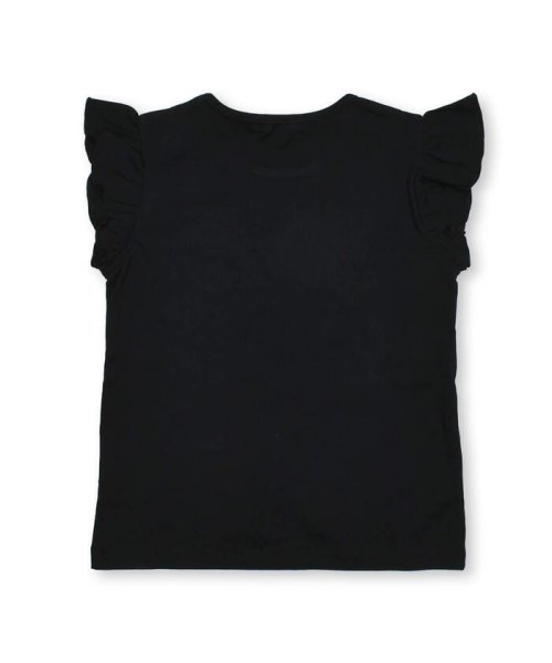 BeBe(ベベ)/シルバースパンコールロゴフリル袖Tシャツ(100~160cm)/img05