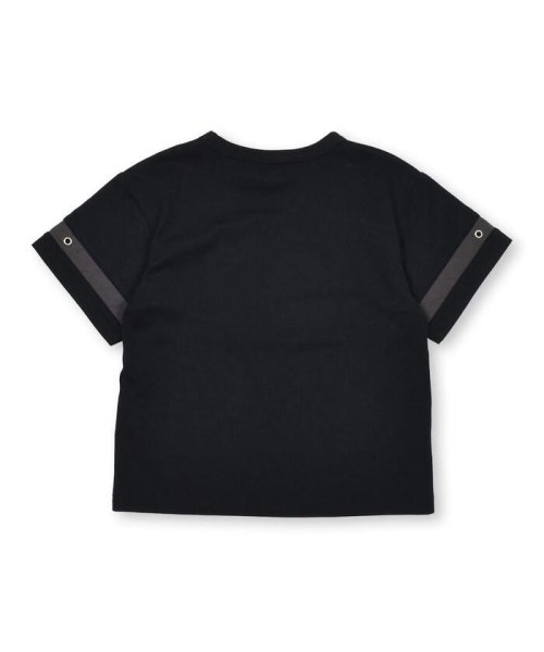 BeBe(ベベ)/エンボス加工ロゴ天竺BIG半袖Tシャツ(90~160cm)/img04