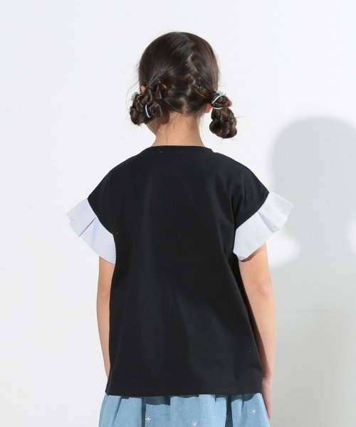 SHOO・LA・RUE(Kids) (シューラルーキッズ)/【110－140cm】袖ストライプ使いデザインTシャツ/img13