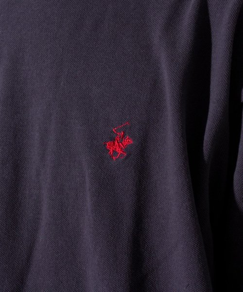 GLOSTER(GLOSTER)/【BEVERLY HILLS POLO CLUB/ビバリーヒルズポロクラブ】ワンポイント刺繍 鹿の子Tシャツ/img19