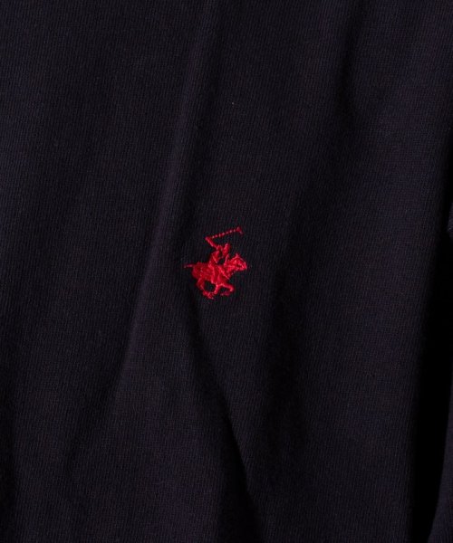 GLOSTER(GLOSTER)/【BEVERLY HILLS POLO CLUB/ビバリーヒルズポロクラブ】ミドルウエイト 半袖Tシャツ ワンポイント刺繍 /img06