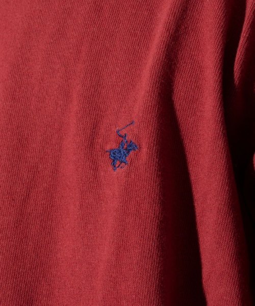 GLOSTER(GLOSTER)/【BEVERLY HILLS POLO CLUB/ビバリーヒルズポロクラブ】ミドルウエイト 半袖Tシャツ ワンポイント刺繍 /img12