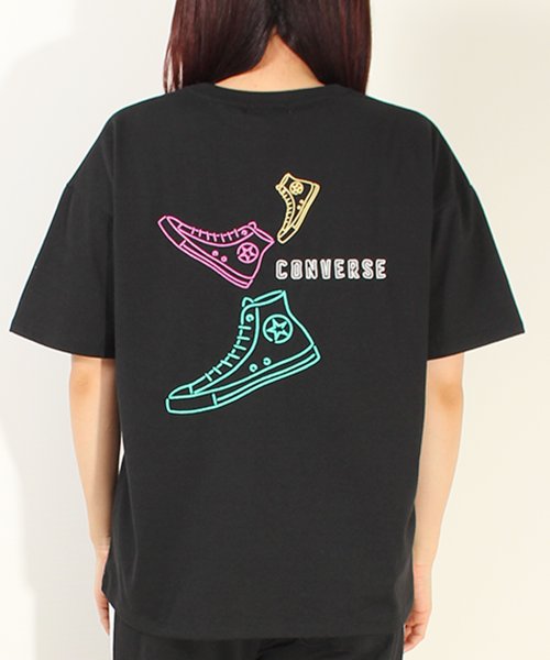 CONVERSE(CONVERSE)/【CONVERSE/コンバース】シューズ刺繍半袖Tシャツ/img01