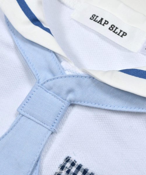 SLAP SLIP BABY(スラップスリップベビー)/セーラー襟ネクタイ胸ポケット付き半袖ロンパースベビー(60~80cm)/img07