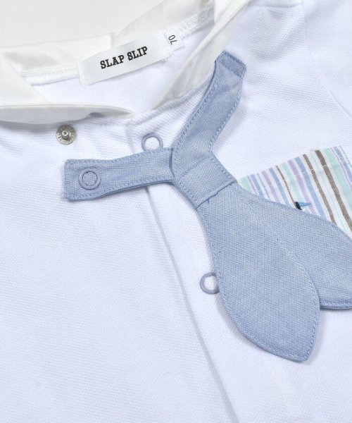 SLAP SLIP BABY(スラップスリップベビー)/セーラー襟ネクタイ胸ポケット付き半袖ロンパースベビー(60~80cm)/img20