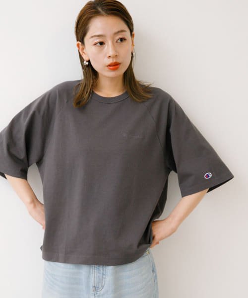 URBAN RESEARCH Sonny Label(アーバンリサーチサニーレーベル)/『別注』Champion×Sonny Label　製品染めラグランTシャツ/img22