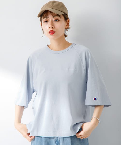 URBAN RESEARCH Sonny Label(アーバンリサーチサニーレーベル)/『別注』Champion×Sonny Label　製品染めラグランTシャツ/img29