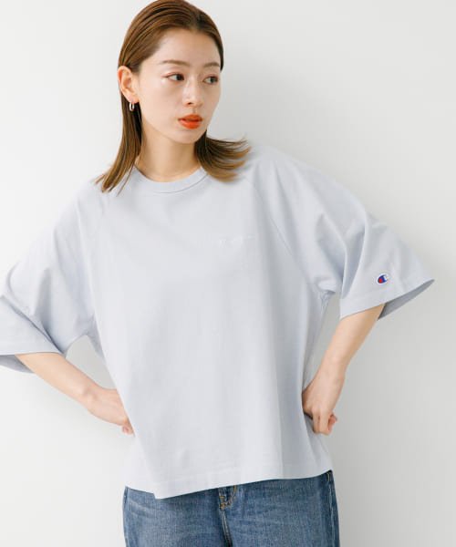 URBAN RESEARCH Sonny Label(アーバンリサーチサニーレーベル)/『別注』Champion×Sonny Label　製品染めラグランTシャツ/img37