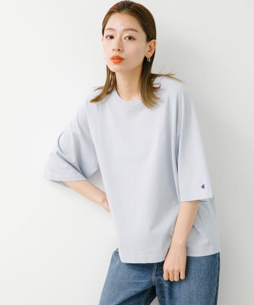 URBAN RESEARCH Sonny Label(アーバンリサーチサニーレーベル)/『別注』Champion×Sonny Label　製品染めラグランTシャツ/img38