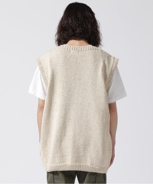 BEAVER(ビーバー)/MacMahon Knitting Mills  別注Skull＆Flower Vest/img03
