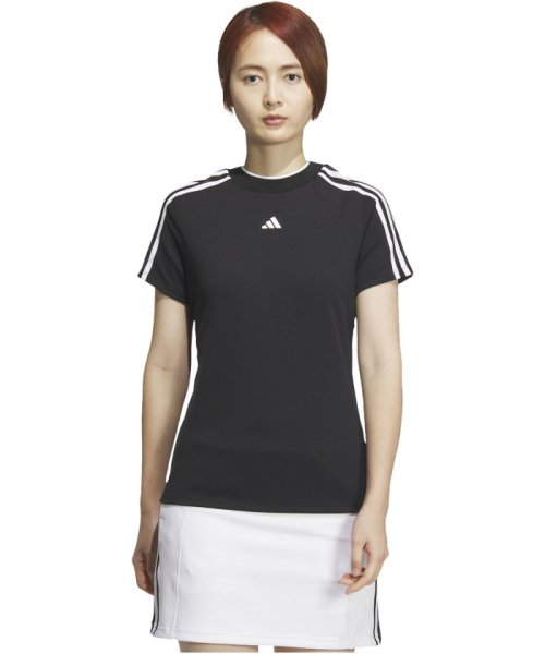 adidas(adidas)/adidas アディダス ゴルフ スリーストライプス メッシュベントモック レディース トッ/img06