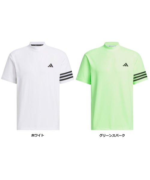 Adidas(アディダス)/adidas アディダス ゴルフ スリーストライプス メッシュベントモック メンズ トップス/img01