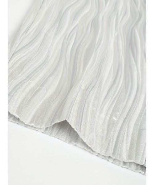 木目柄ふくれジャガードパンツ 