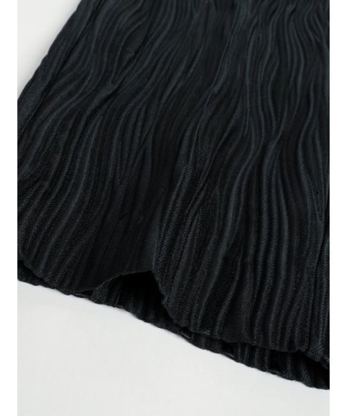 木目柄ふくれジャガードパンツ 