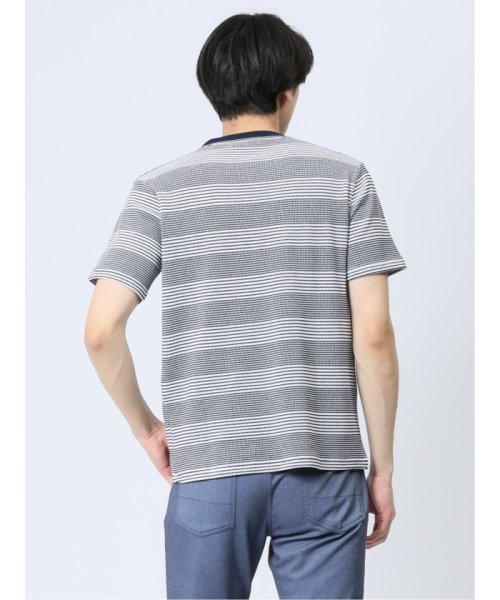 TAKA-Q(タカキュー)/ポップコーンボーダー クルーネック半袖Tシャツ メンズ Tシャツ カットソー カジュアル インナー トップス ギフト プレゼント/img20