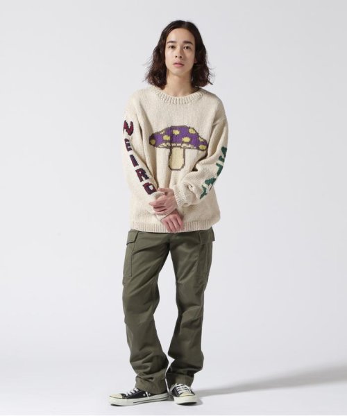 BEAVER(ビーバー)/MacMahon Knitting Mills  Crew Neck Knit－Mushroom/img01