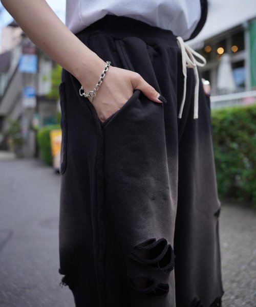 LHP(エルエイチピー)/DankeSchon/DAMEGE SWEAT WIDE PANTS/img08