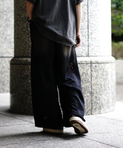 LHP(エルエイチピー)/DankeSchon/DAMEGE SWEAT WIDE PANTS/img11