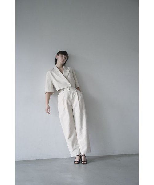 CLANE(クラネ)/CURVE LINE PANTS/img03