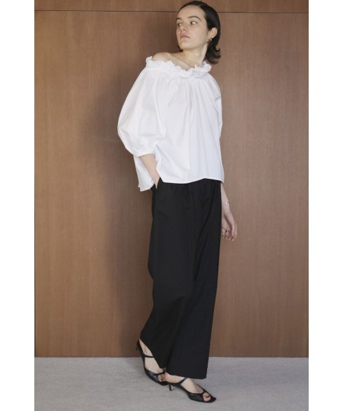 CLANE(クラネ)/CURVE LINE PANTS/img08