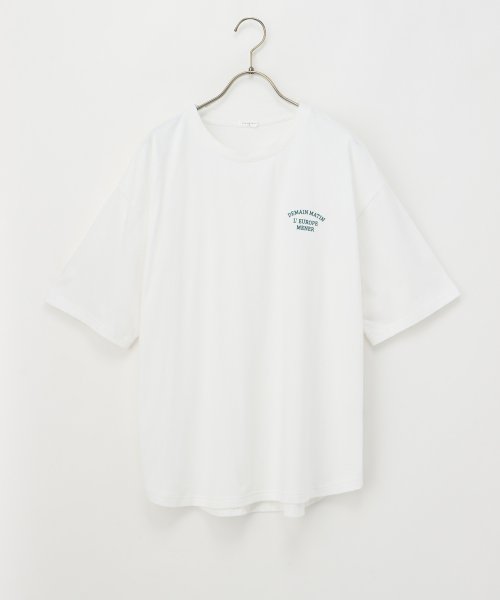 Honeys(ハニーズ)/刺繍ロゴゆるＴシャツ トップス Tシャツ ロゴT 半袖 オーバーサイズ UVカット /img23