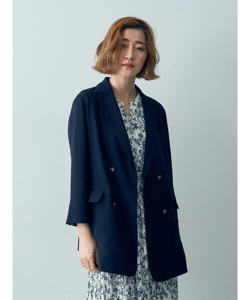 ダブルブレストジャケット 無し