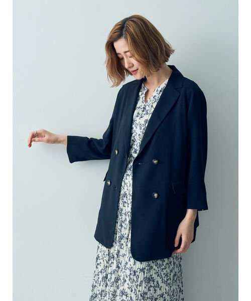 ダブルブレストジャケット 無し