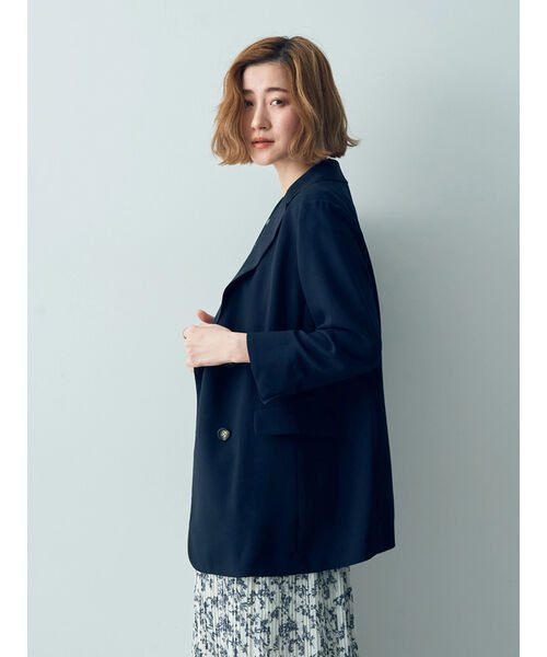 ダブルブレストジャケット 無し