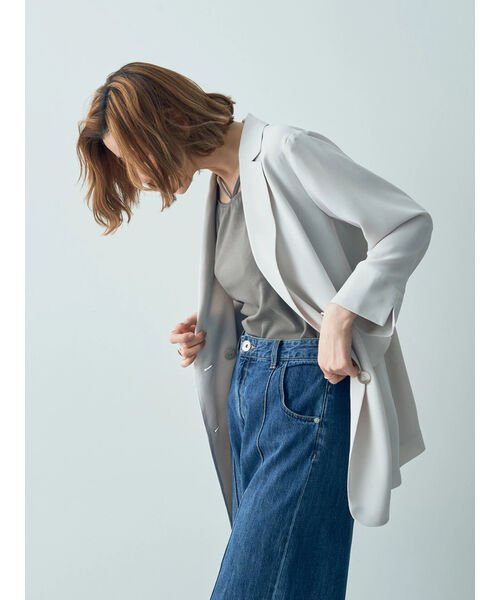 ダブルブレストジャケット 無し