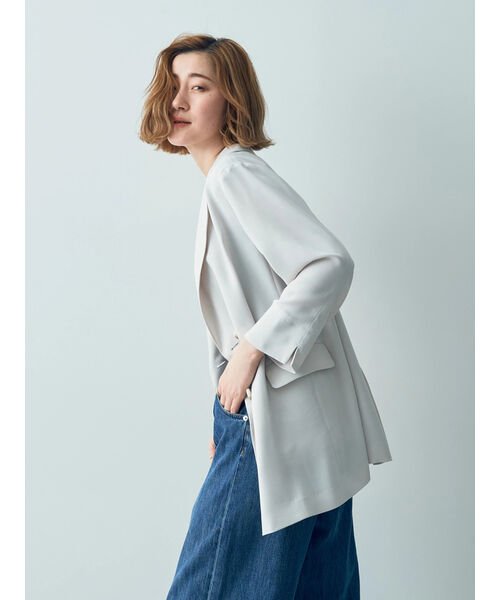 ダブルブレストジャケット 無し