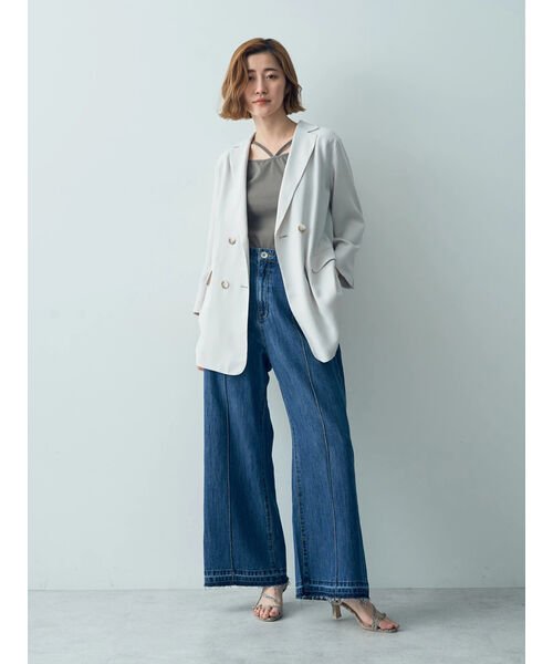 ダブルブレストジャケット 無し