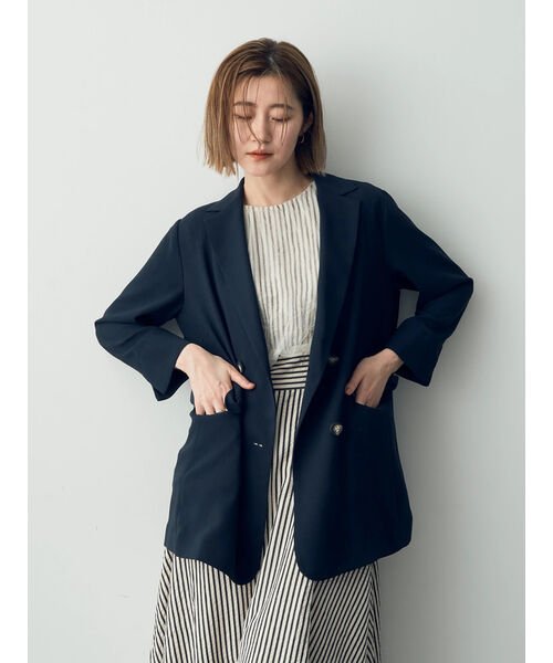 ダブルブレストジャケット 無し