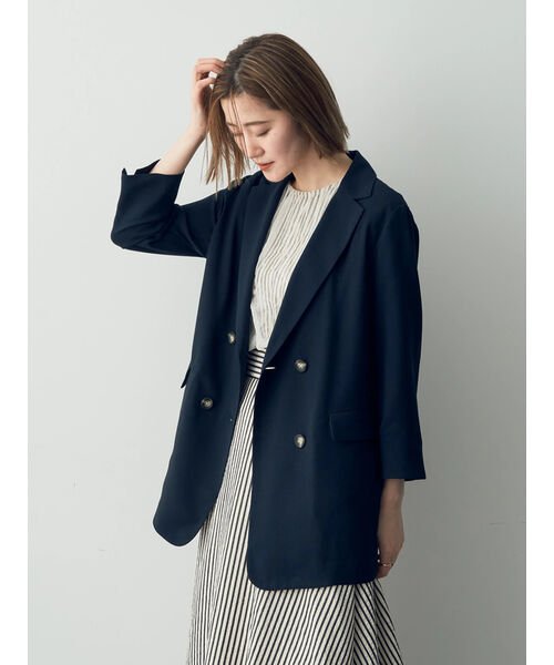 ダブルブレストジャケット 無し