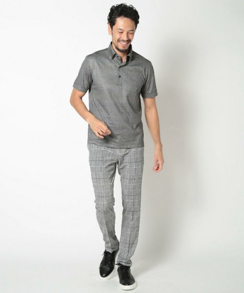 Men's Bigi(メンズビギ)/【ACTIVE TAILOR】COOL MAX ツイルプリントジャージポロシャツ/img08