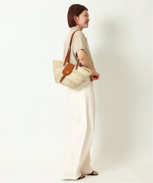 Spick & Span(スピック＆スパン)/≪予約≫KECH LeS ESSENTIELS  RAFFIA LEATHER FLAP SMALL/img02