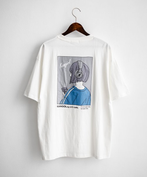 Rocky Monroe(ロッキーモンロー)/KANGOL カンゴール Tシャツ 半袖 バックプリント メンズ レディース カットソー イラスト オーバーサイズ ビッグシルエット リラックス ゆったり クル/img51