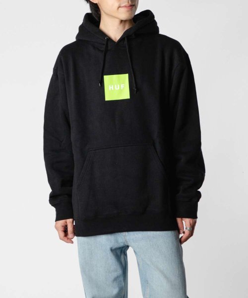 HUF(ハフ)/ハフ HUF SET BOX P/O HOODIE PF00573 メンズ パーカー 長袖 フード プルオーバー フーディ カジュアル 裏起毛 シンプル ストリ/img01