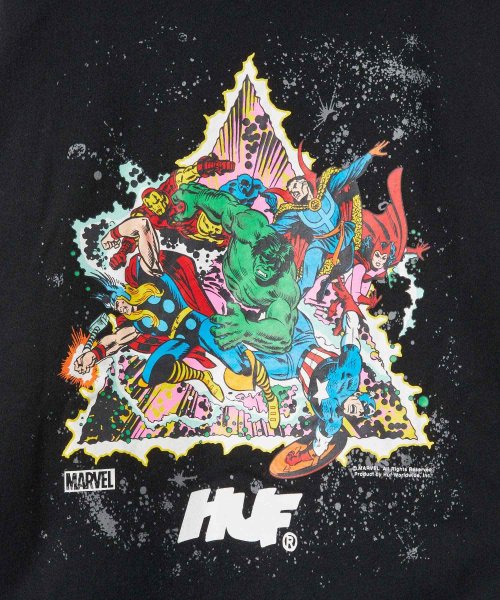 HUF(ハフ)/ハフ HUF COSMIC ASSEMBLAGE P/O HOODIE PF00654 メンズ パーカー 長袖 フード マーベル アベンジャーズ バックプリント/img05