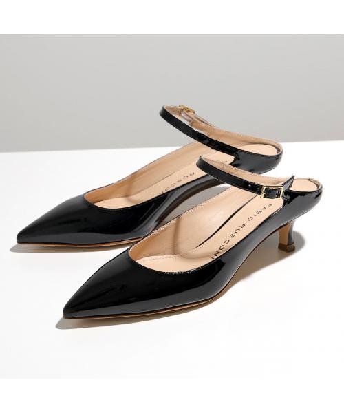 FABIO RUSCONI メリージェーンパンプス E－2003－SASSUOLO VERNICE FABIO RUSCONI メリージェーンパンプス ポインテッドトゥ