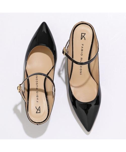 FABIO RUSCONI メリージェーンパンプス E－2003－SASSUOLO VERNICE FABIO RUSCONI メリージェーンパンプス ポインテッドトゥ