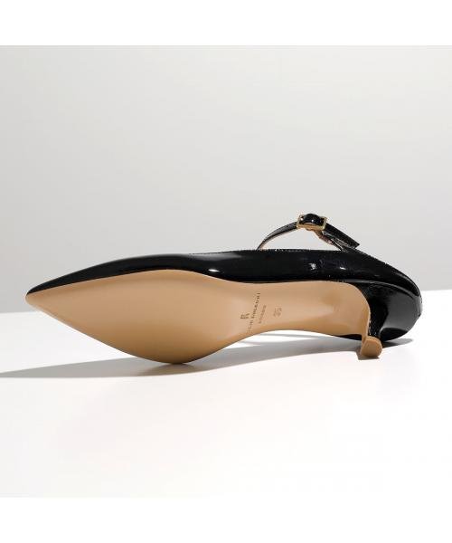 FABIO RUSCONI メリージェーンパンプス E－2003－SASSUOLO VERNICE FABIO RUSCONI メリージェーンパンプス ポインテッドトゥ