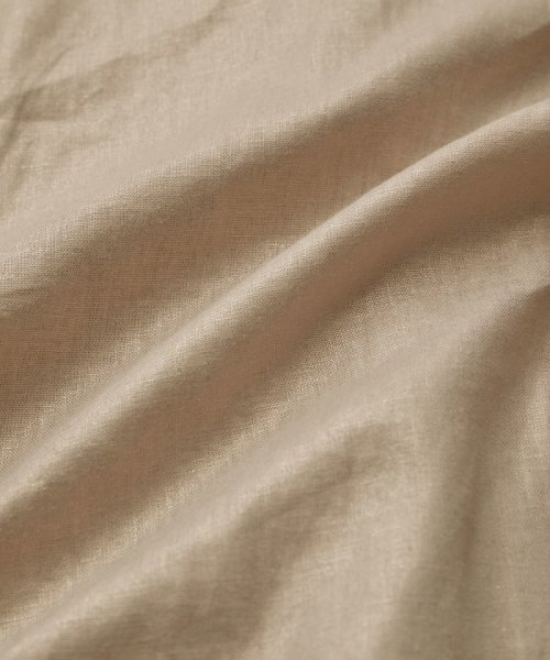 【WEB限定】ラメ混リネンフレアースカート【洗える】 