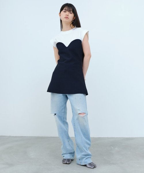 DRESSTERIOR(ドレステリア)/CODE A｜design knit tunic/img04