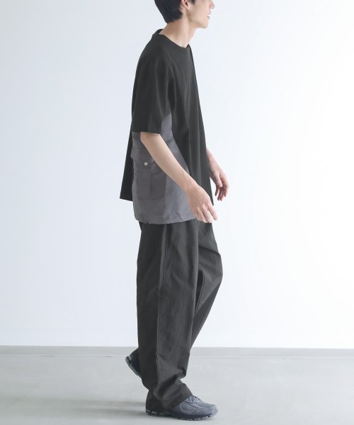 osharewalker(オシャレウォーカー)/『異素材デザインTシャツ』/img08