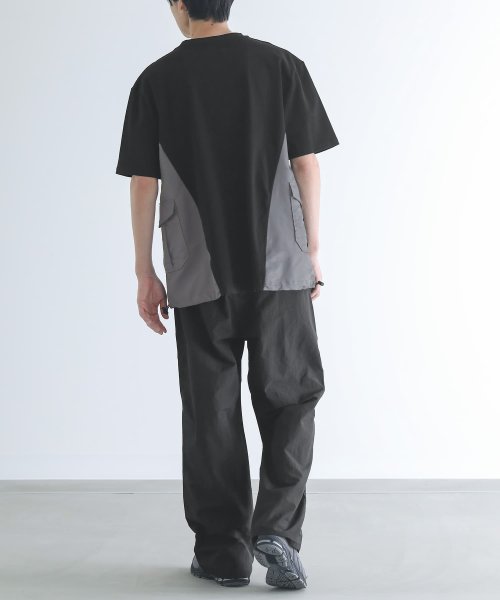 osharewalker(オシャレウォーカー)/『異素材デザインTシャツ』/img09