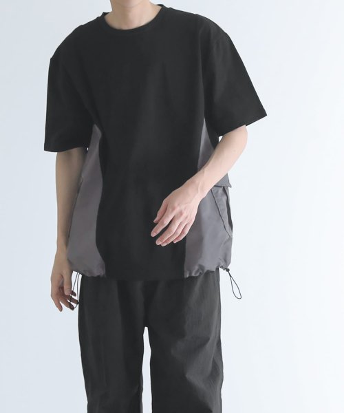osharewalker(オシャレウォーカー)/『異素材デザインTシャツ』/img11