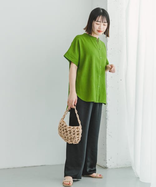 ITEMS URBANRESEARCH(アイテムズ アーバンリサーチ（レディース）)/サテンイージーパンツ/img11