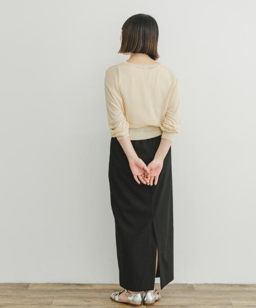 ITEMS URBANRESEARCH(アイテムズ アーバンリサーチ（レディース）)/ストライプロングスカート/img05