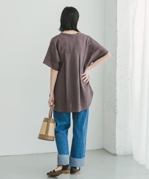 ITEMS URBANRESEARCH(アイテムズ アーバンリサーチ（レディース）)/【予約】『セットアップ対応』『洗濯可』リネンレーヨンフレンチシャツ/img11