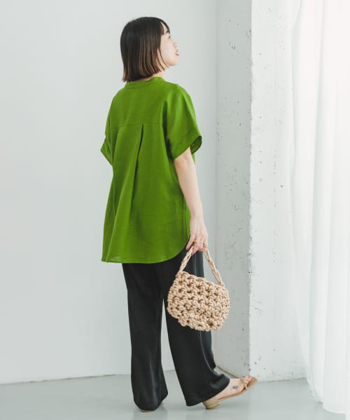 ITEMS URBANRESEARCH(アイテムズ アーバンリサーチ（レディース）)/【予約】『セットアップ対応』『洗濯可』リネンレーヨンフレンチシャツ/img33